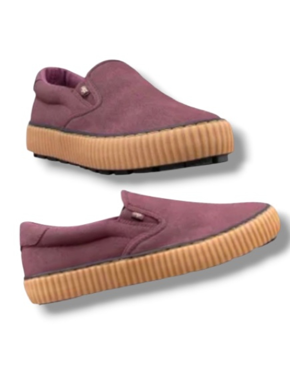 Lugz Women’s Spell Slip On Burgundy Sneakers Rubber outsole